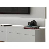 Rack Com Painel Para Tv 55 Polegadas Branco Classic 3g 1.8 Com Led - Imcal Móveis