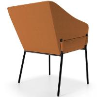 Kit 4 Cadeiras Para Sala De Jantar Estar Living Olívia L02 Bouclê Terracota - Lyam Decor - 7