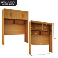 Quarto De Casal Modulado 11 Portas Orion Cinamomo - Leifer Móveis - 5