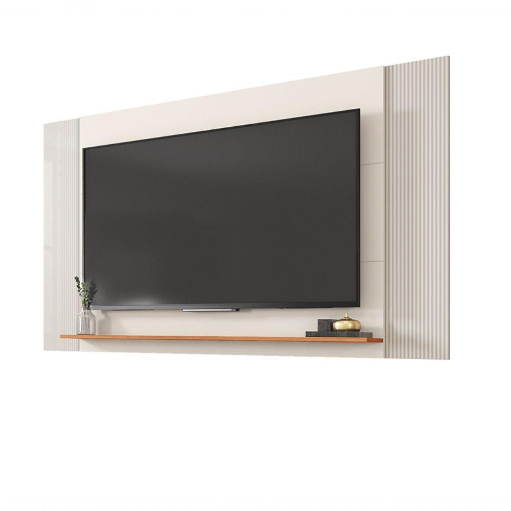 Painel Tv Até 65 Pol Extensível 136-150-180cm Suspenso Visari Off White-freijó C01 - D'rossi - 2