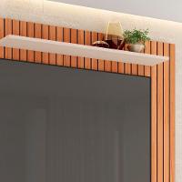 Painel Tv 60 Pol 180cm E Bancada Com Rodízio Sala Navel C01 - D'rossi Freijó-off White - 6