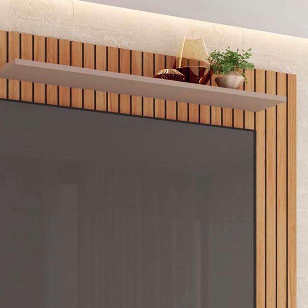 Painel Tv 60 Pol 180cm E Bancada Com Rodízio Sala Navel C01 - D'rossi Buriti-fendi - 7