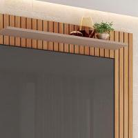 Painel Tv 60 Pol 180cm E Bancada Com Rodízio Sala Navel C01 - D'rossi Buriti-fendi - 7