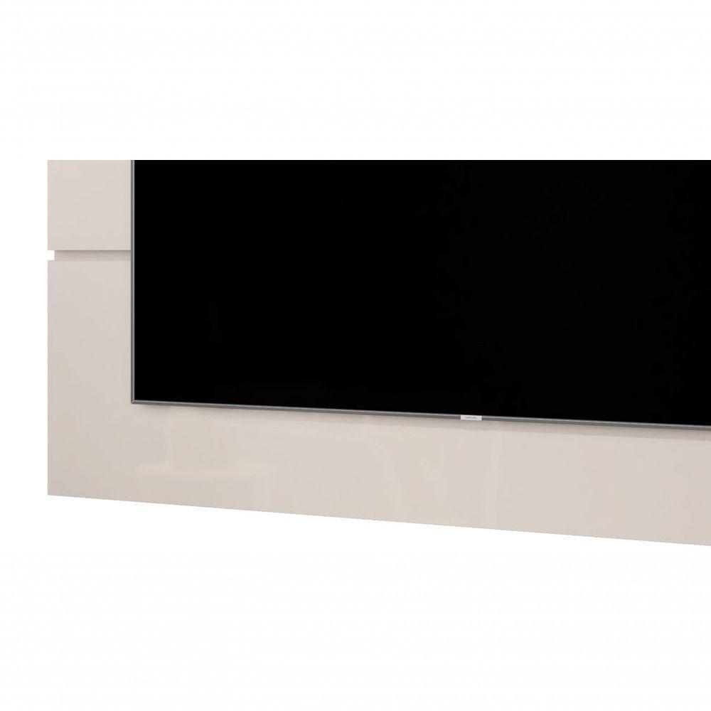 Painel Para Tv Vivare 1.8 Off White Com Freijó - Germai Móveis - 4