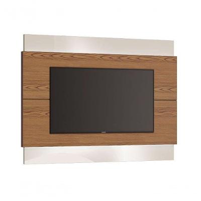 Painel Para Tv Classic 1.8 Freijó Com Off White - Imcal Móveis