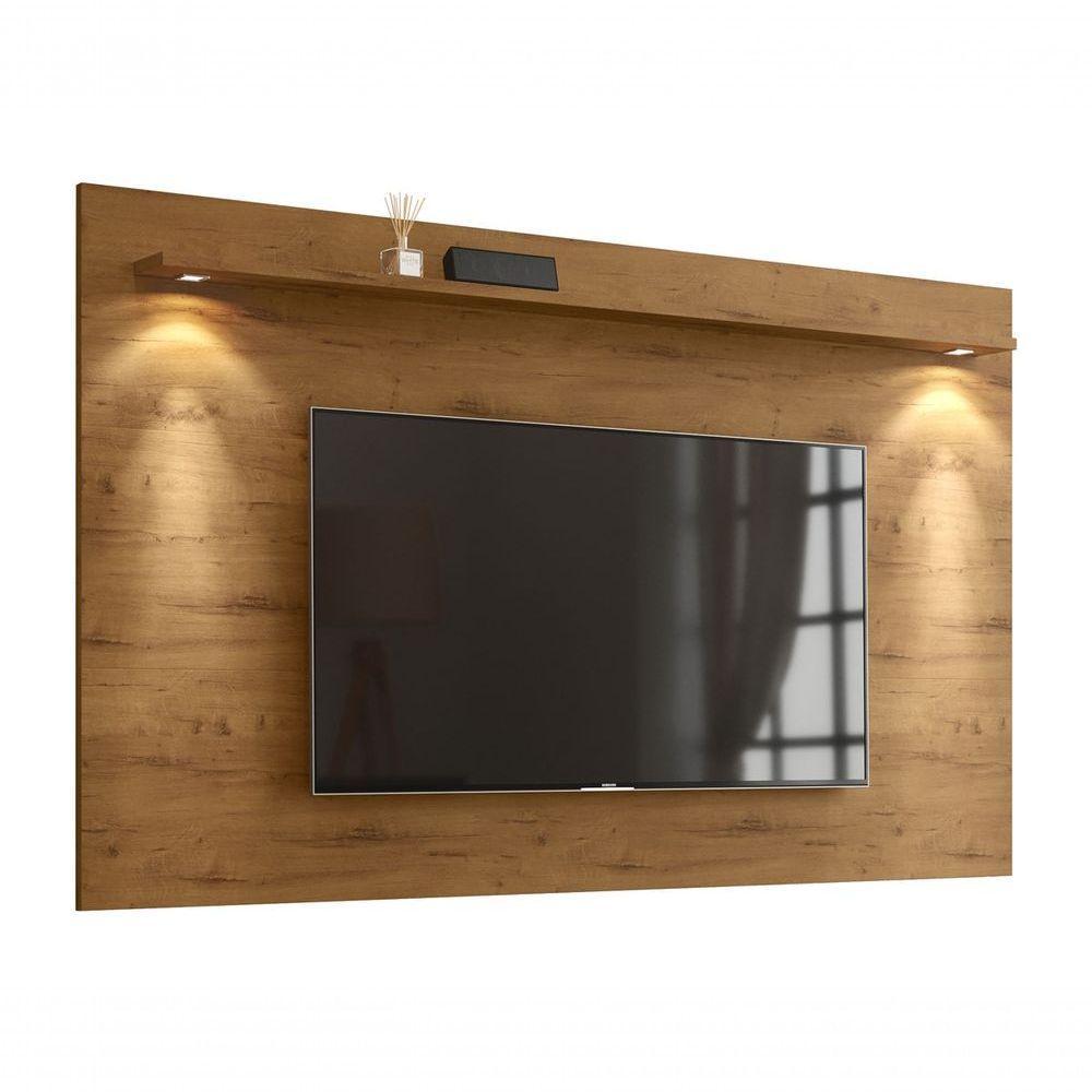 Painel Para Tv Aspen 1.8 Madeiro Canela - Moveisaqui - 1
