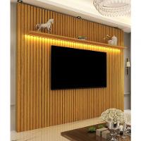 Painel Para Tv 2.3 Ripado Com Led Nobre Naturale - Gelius Móveis - 2