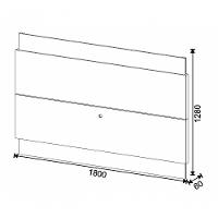 Rack Com Painel Para Tv 55 Polegadas Branco Classic 3g 1.8 - Imcal Móveis - 7