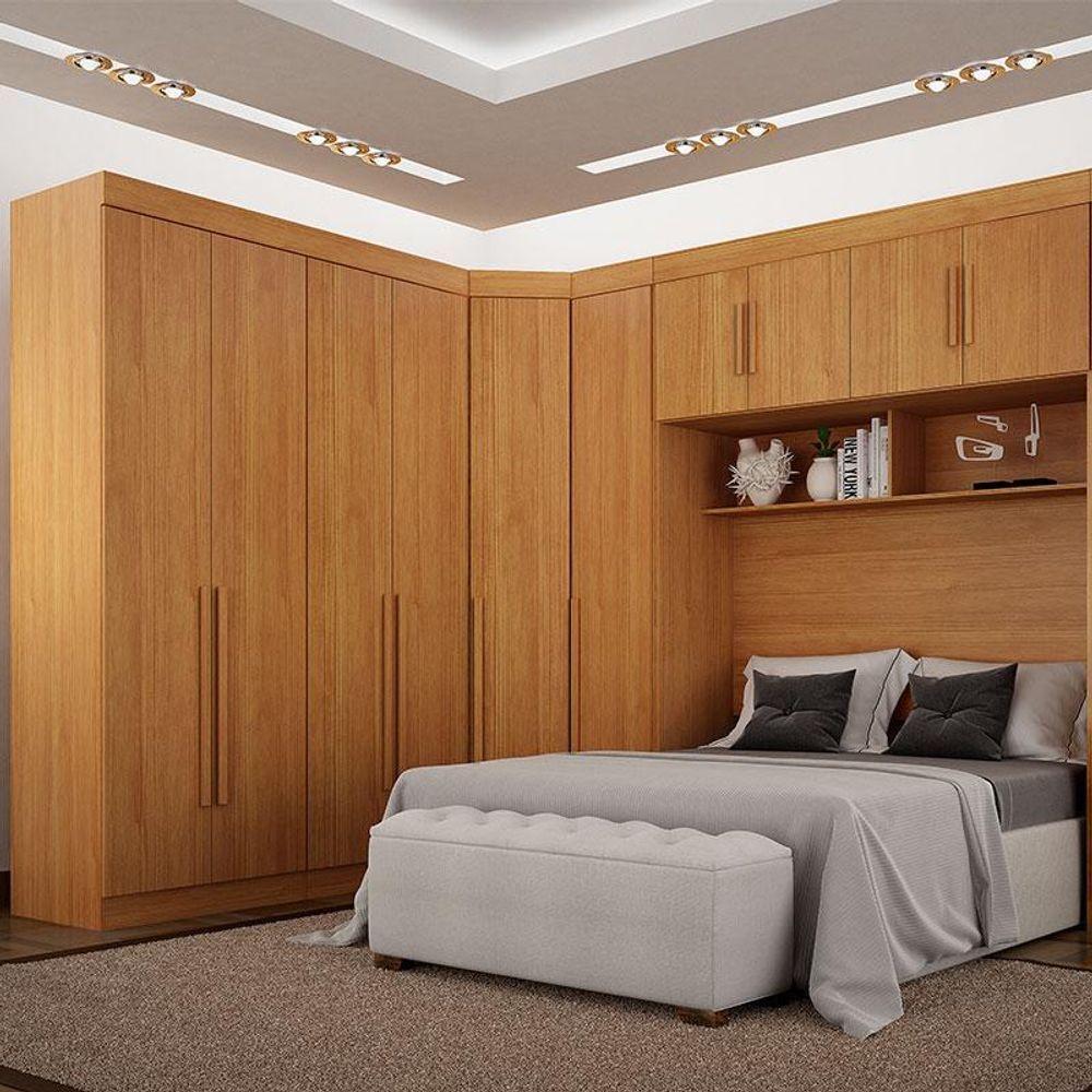 Modulo Orion Canto Obliquo Cinamomo - Leifer Móveis - 7