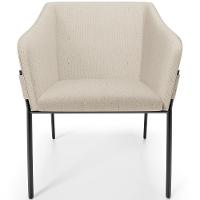 Kit 2 Cadeiras Para Sala De Jantar Estar Living Olívia L02 Linho Bege - Lyam Decor - 3