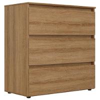 Guarda Roupa Solteiro Astro 4 Portas E Cômoda Gaveteiro Condessa Almendra Acetinado - Thb - 5