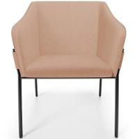 Kit 4 Cadeiras Para Sala De Jantar Estar Living Olívia L02 Linho Rosê - Lyam Decor - 3