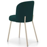 Kit 03 Cadeiras Para Sala De Jantar Cozinha Estofada Gavi Arena L02 Bouclê Verde - Lyam Decor - 7