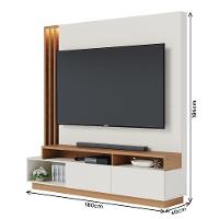 Estante Home Para Tv Até 75 Polegadas 1,80m Colibri Humaitá - 3