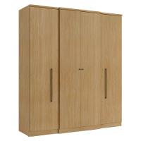 Guarda Roupa Casal Splendore 4 Portas Nogal Acetinado - Thb - 1