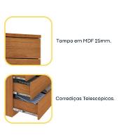 Cômoda Premium 5 Gavetas Cinamomo - 5