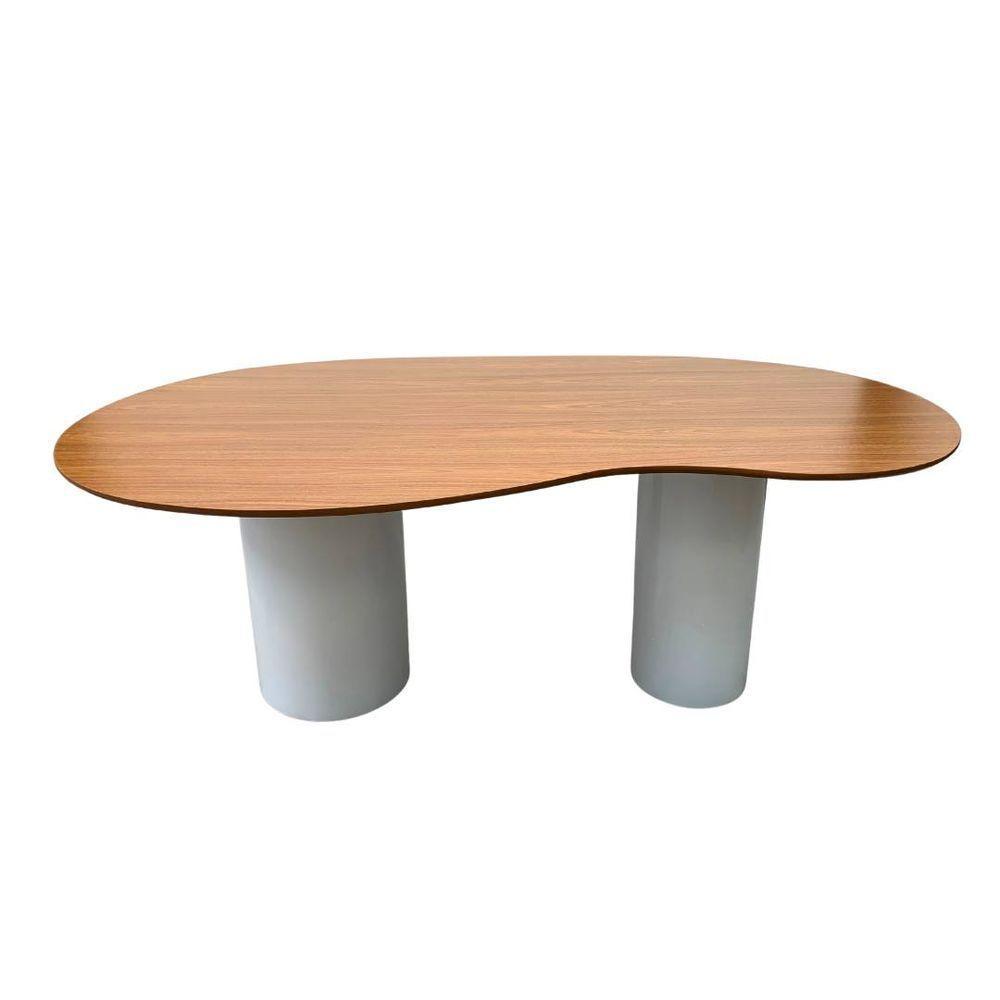 Mesa De Jantar Organica Ayla 160x90cm Laca E Madeira - 2