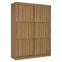 Guarda Roupa Casal Comfort 2 Portas Almendra Acetinado E Multiuso Space Almendra - Thb - 2