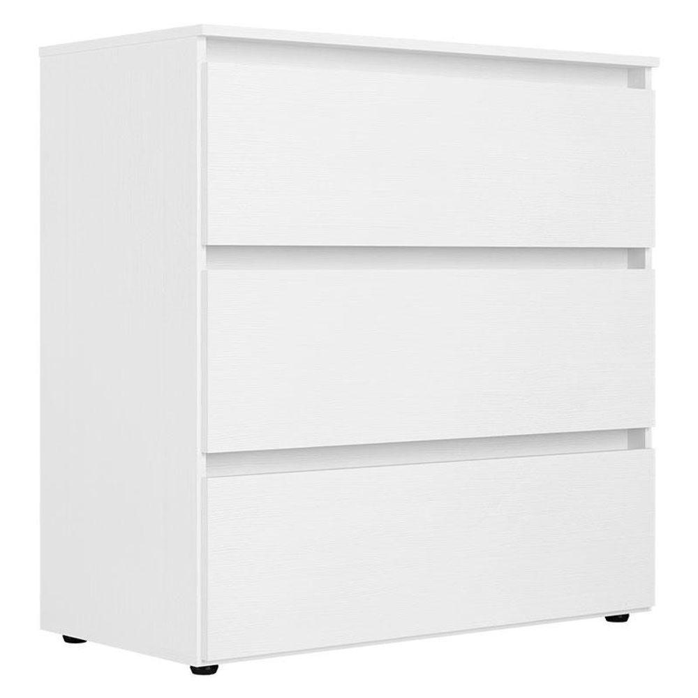 Guarda Roupa Casal Splendore Plus Glass 4 Portas E Cômoda Gaveteiro Condessa Branco Acetinado - Thb - 4