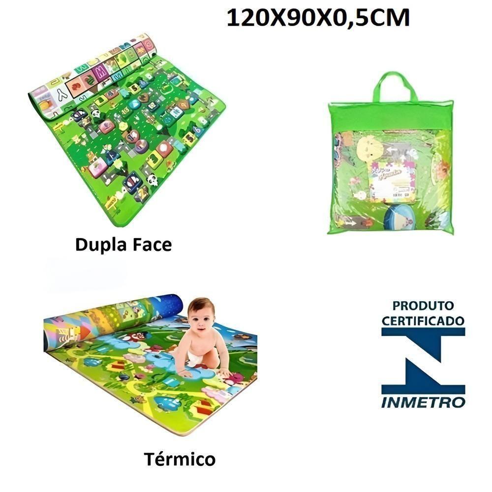 Tapete Infantil Termico Impermeavel Dupla Face Tatame Crianca Bebe Educativo Atividade Quarto Praticidade E Conforto Gar - 6