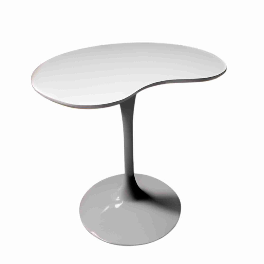 Mesa De Jantar Tulipa Saarinen Organica Malu 90cm Laca Cinza - 1