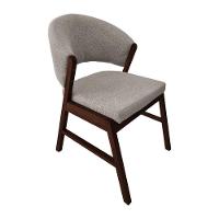 Kit 3 Cadeiras De Jantar Debora Com 2 Banquetas Ana Madeira Maciça Castanho Premium Linho Bege - 2