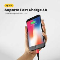 Cabo Tech Proof Vermelho ( Iphone / Ipad ) Lightning 1,2M (Mfi Homologado) - Gshield - 6