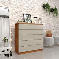 Cômoda Premium 5 Gavetas Cinamomo-off - 1