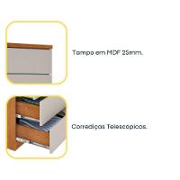 Cômoda Premium 5 Gavetas Cinamomo-off - 6