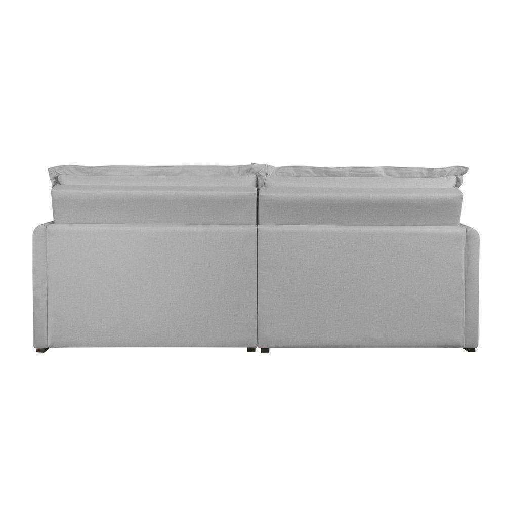 Sofá Retrátil E Reclinável Iris 2,20m Linho Cor Cinza 2341 Usb Com Kit Usb - 6