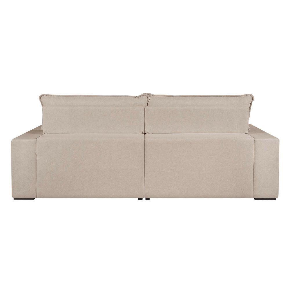 Sofá Retrátil E Reclinável Oregon 2,90m Linho Cor Cru 2320 Usb Com Kit Usb - 6