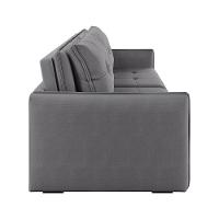 Sofá Retrátil E Reclinável Lavanda 2,60m Linho Cor Cinza 2323 - 3