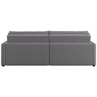 Sofá Retrátil E Reclinável Lavanda 2,60m Linho Cor Cinza 2323