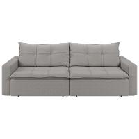 Sofá Retrátil E Reclinável Joinville 1,70m Linho Cor Grafite 2342 - 1