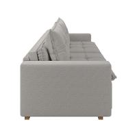 Sofá Retrátil E Reclinável Joinville 1,70m Linho Cor Grafite 2342 - 6