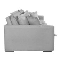 Sofá Retrátil E Reclinável Iris 2,60m Linho Cor Cinza 2341 Usb Sem Kit Usb - 5