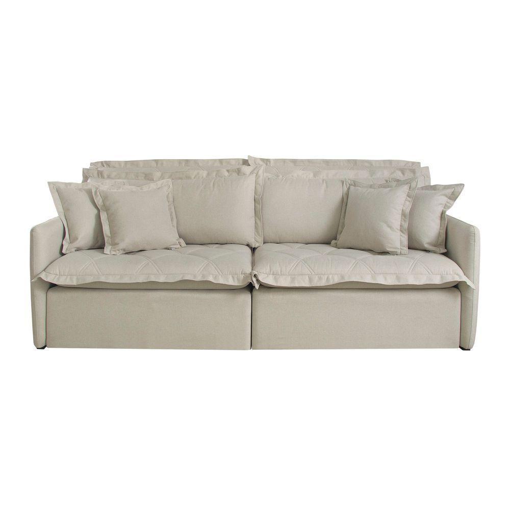 Sofá Retrátil E Reclinável Iris 1,60m Linho Cor Bege 2340 Usb Sem Kit Usb - 2