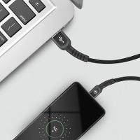 Cabo Dual Shock Preto Micro Usb V8 ( 2 Metros ) - Gshield