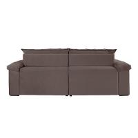 Sofá Retrátil E Reclinável Corniso 2,94m Veludo Cor Marrom 2131 Usb Sem Kit Usb - 5