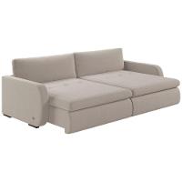 Sofá Retrátil E Reclinável Zinia 2,20m Linho Cor Cru 2320 - 1