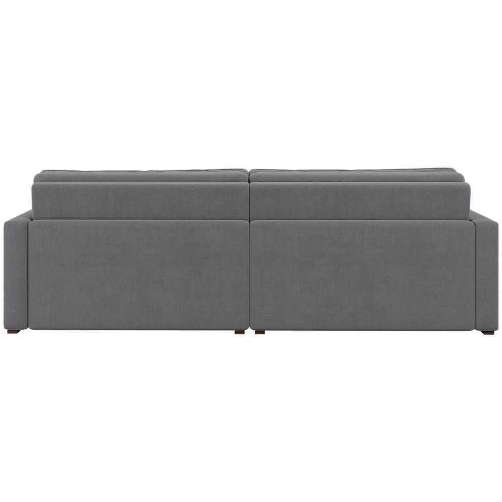 Sofá Retrátil E Reclinável Zinia 1,60m Linho Cor Cinza 2323 - 7