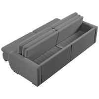 Sofá Retrátil E Reclinável Zinia 1,60m Linho Cor Cinza 2323 - 10