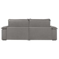 Sofá Retrátil E Reclinável Texas 2,94m Veludo Cor Cinza 2103 Usb Com Kit Usb - 7