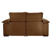 Sofá Retrátil E Reclinável Texas 1,94m Veludo Cor Marrom 2131 Usb Sem Kit Usb - 7