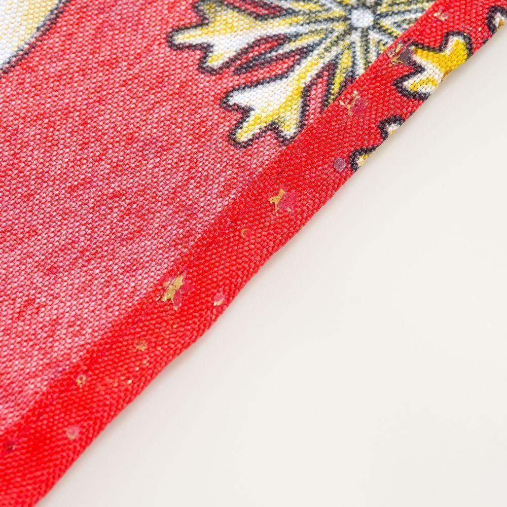 Toalha De Mesa Estampada Brilhare 1 Peça 1,45m X 1,45m 4 Lugares 100% Poliéster Tecido Oxford Natal - Estampa 1 Branco - 3