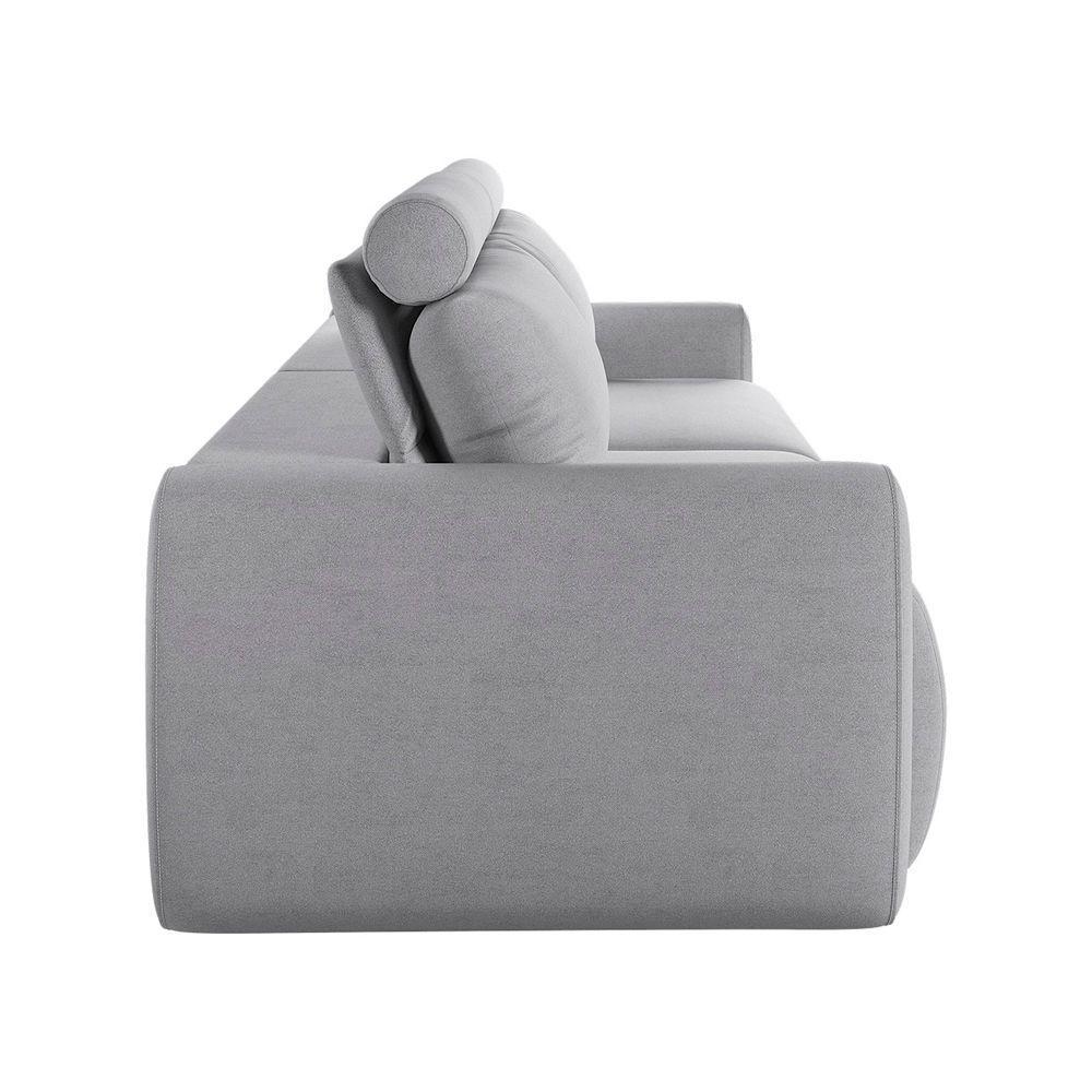 Sofá Retrátil E Reclinável Peony 2,80m Linho Cor Cinza Escuro 2373 - 7