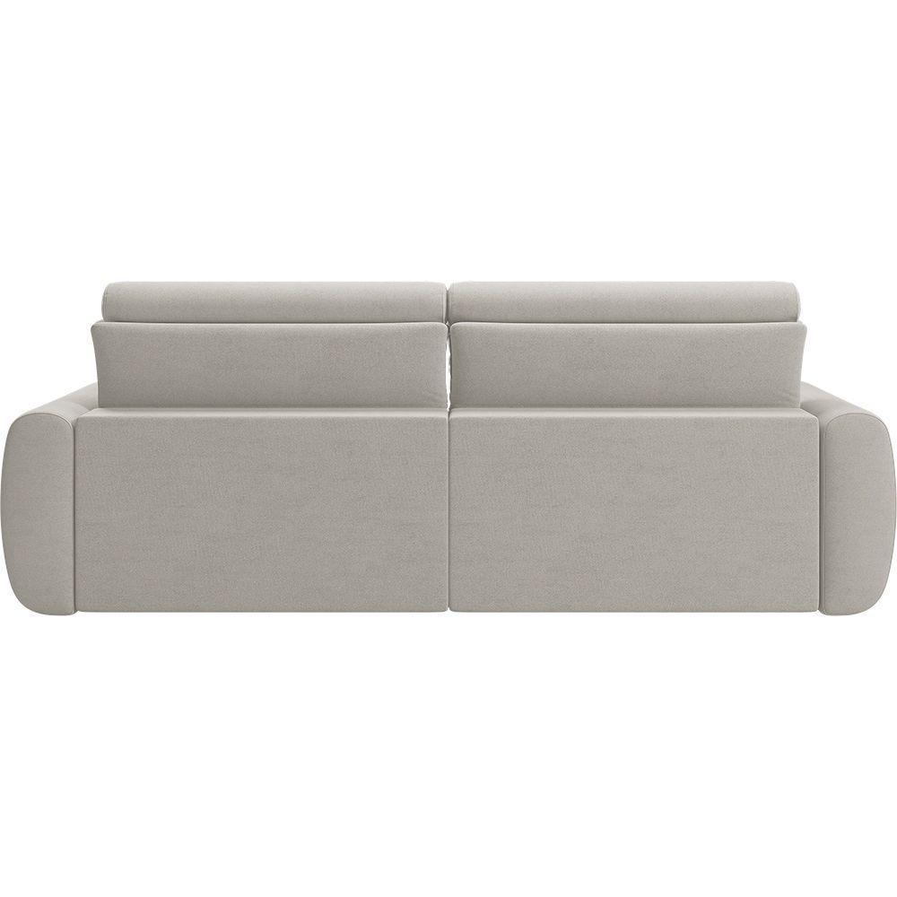 Sofá Retrátil E Reclinável Peony 2,20m Linho Cor Bege Claro 2372 - 6
