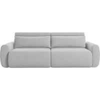 Sofá Retrátil E Reclinável Peony 1,80m Linho Cor Cinza Claro 2371 - 5