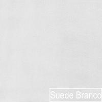 Sofá Curvo 3 Lugares Amsterdã 160cm Suede Cor Branco