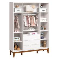 Quarto De Bebê Classic Elfe Branco Acetinado Amadeirado - Reller - 7